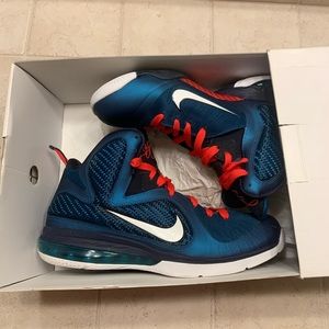 Lebron 9 Blue Red Nike